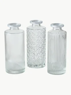 Westwing Kleine Vasen Adore aus Glas, 3er-Set