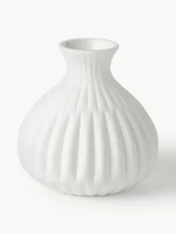 Westwing Collection Kleine Vasen Palo aus Porzellan, 3er-Set