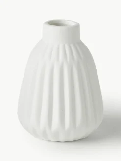 Westwing Collection Kleine Vasen Palo aus Porzellan, 3er-Set