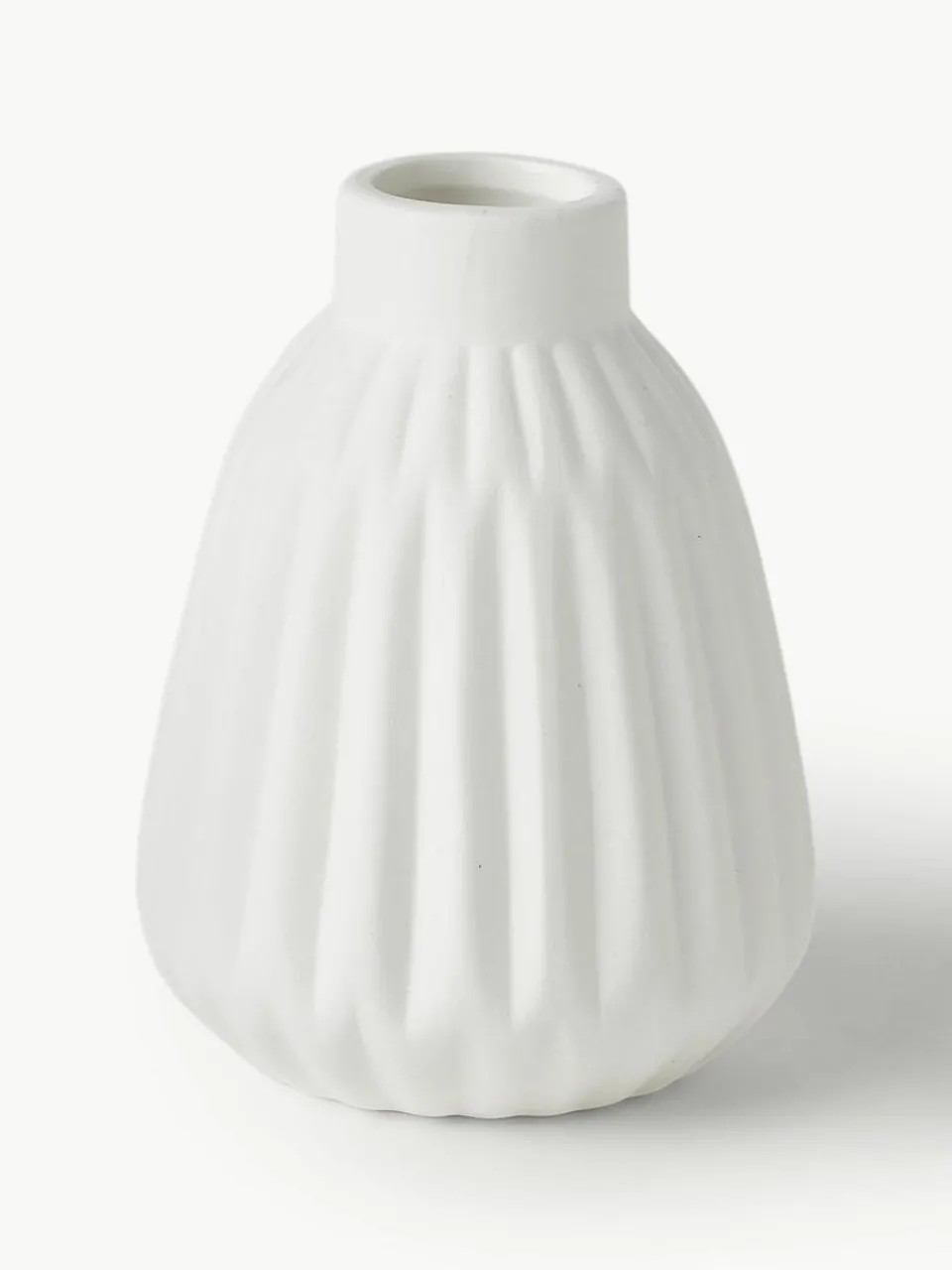 Westwing Collection Kleine Vasen Palo aus Porzellan, 3er-Set