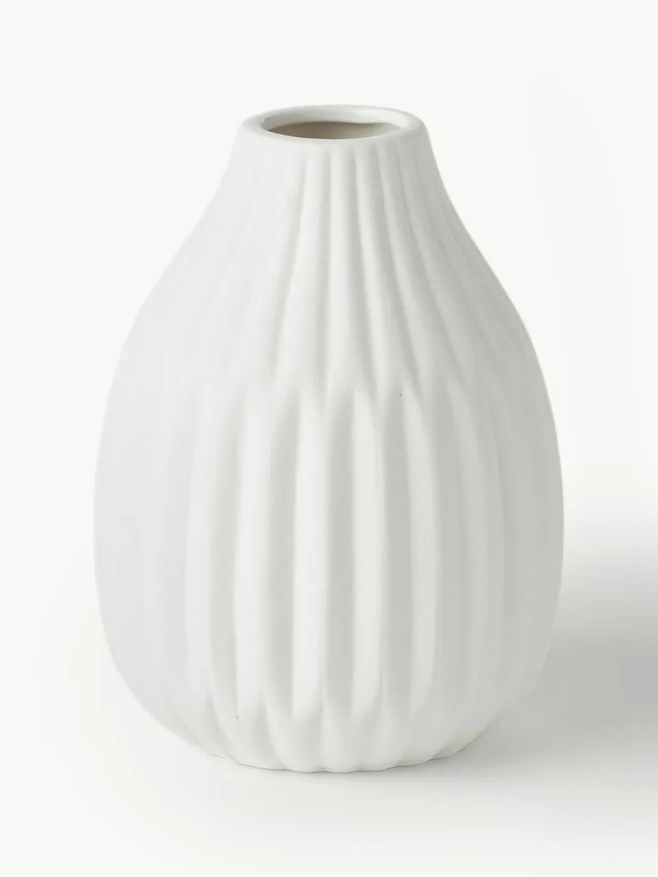 Westwing Collection Kleine Vasen Palo aus Porzellan, 3er-Set