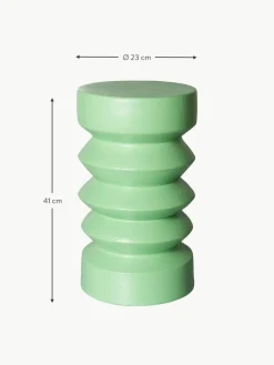 HKLIVING Kleiner Beistelltisch Stoneware