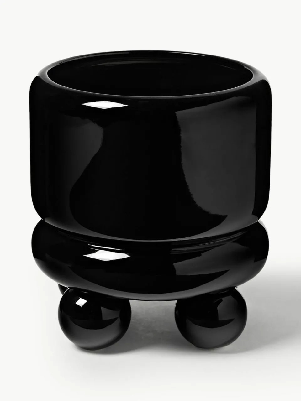 Westwing Collection Kleiner Übertopf Bryn, H 18 cm