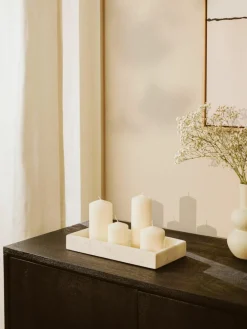 Westwing Collection Kleines Deko-Tablett Venice aus Marmor