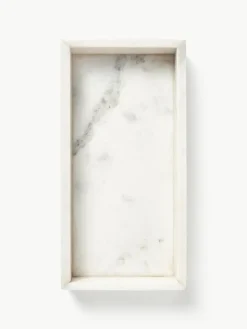 Westwing Collection Kleines Deko-Tablett Venice aus Marmor