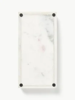 Westwing Collection Kleines Deko-Tablett Venice aus Marmor