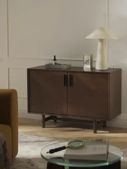 Westwing Collection Kleines Sideboard Diana aus Eichenholz