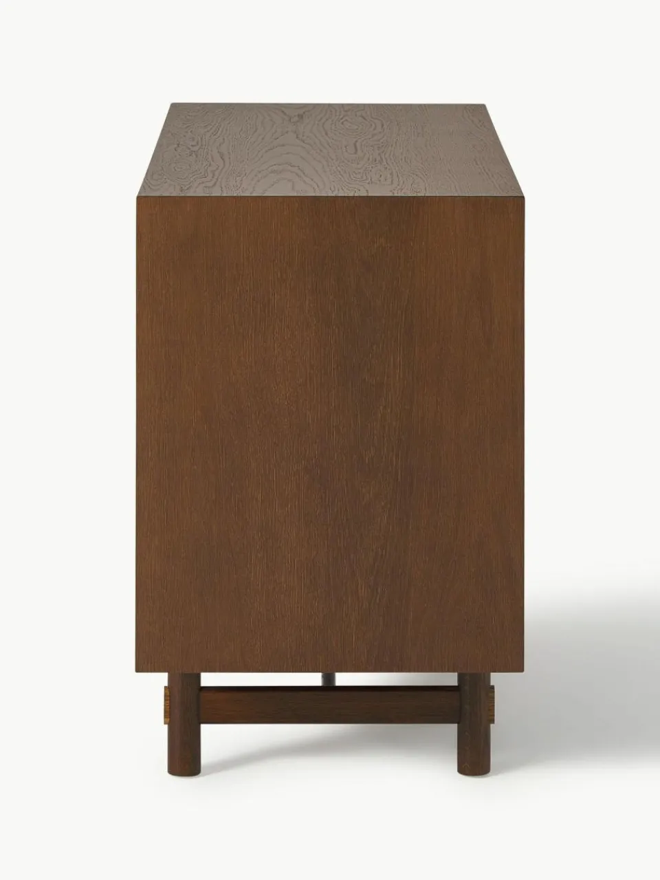 Westwing Collection Kleines Sideboard Diana aus Eichenholz