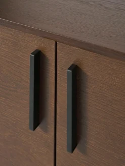 Westwing Collection Kleines Sideboard Diana aus Eichenholz