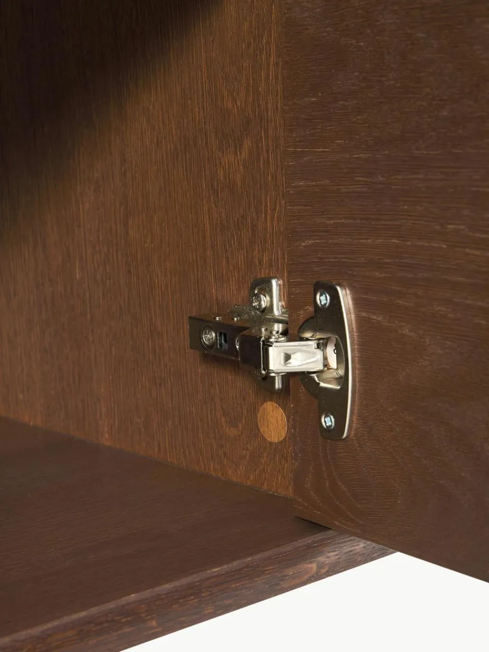 Westwing Collection Kleines Sideboard Diana aus Eichenholz