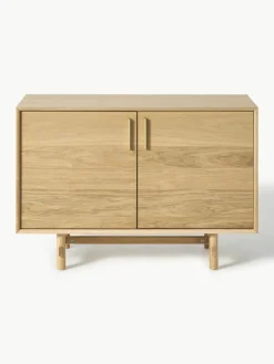 Westwing Collection Kleines Sideboard Diana aus Eichenholz