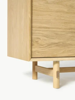 Westwing Collection Kleines Sideboard Diana aus Eichenholz