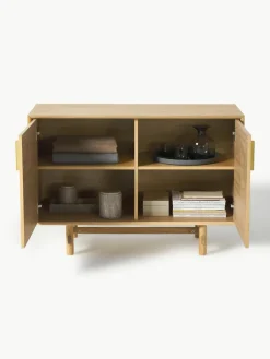 Westwing Collection Kleines Sideboard Diana aus Eichenholz