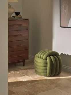 Westwing Collection Knoten-Pouf Twist