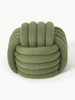 Westwing Collection Knoten-Pouf Twist