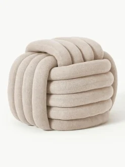 Westwing Collection Knoten-Pouf Twist