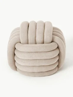 Westwing Collection Knoten-Pouf Twist