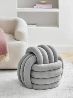 Westwing Collection Knoten-Pouf Twist