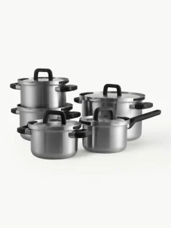 BK Koch-Set Q-Linair aus Edelstahl, 5-tlg.