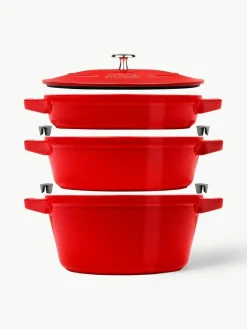 Staub Kochtöpfe La Cocotte aus Gusseisen, 3er-Set