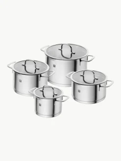 Zwilling Kochtöpfe TrueFlow aus Edelstahl, 4er-Set