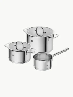 Zwilling Kochtöpfe TrueFlow aus Edelstahl, 3er-Set