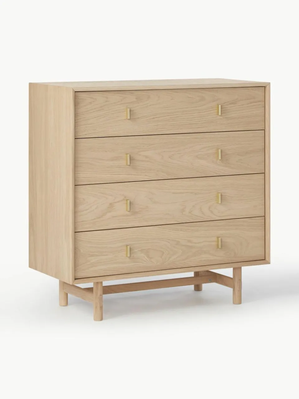 Westwing Collection Kommode Diana aus Eichenholz