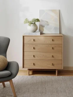 Westwing Collection Kommode Diana aus Eichenholz
