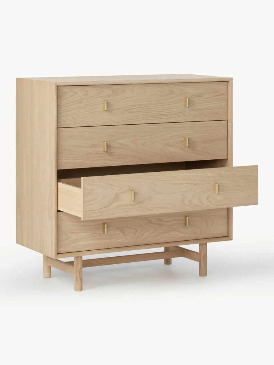 Westwing Collection Kommode Diana aus Eichenholz