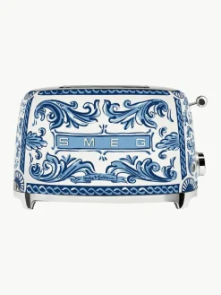 Smeg Kompakt Toaster Dolce & Gabbana - Blu Mediterraneo