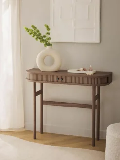 Westwing Collection Konsole Calary mit geriffelter Front