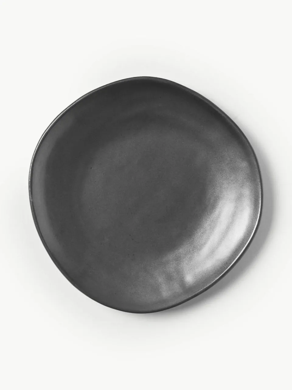 ferm LIVING Kuchenteller Flow aus Steinzeug