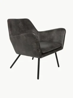 Westwing Kunstleder-Loungesessel Bon