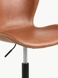 Westwing Kunstleder-Schreibtischstuhl Batilda, höhenverstellbar