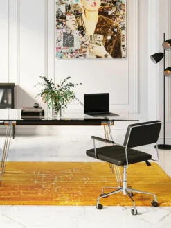 Kare Design Kunstleder-Schreibtischstuhl Dottore