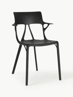 Kartell Kunststoff-Armlehnstühle A.I., 2 Stück