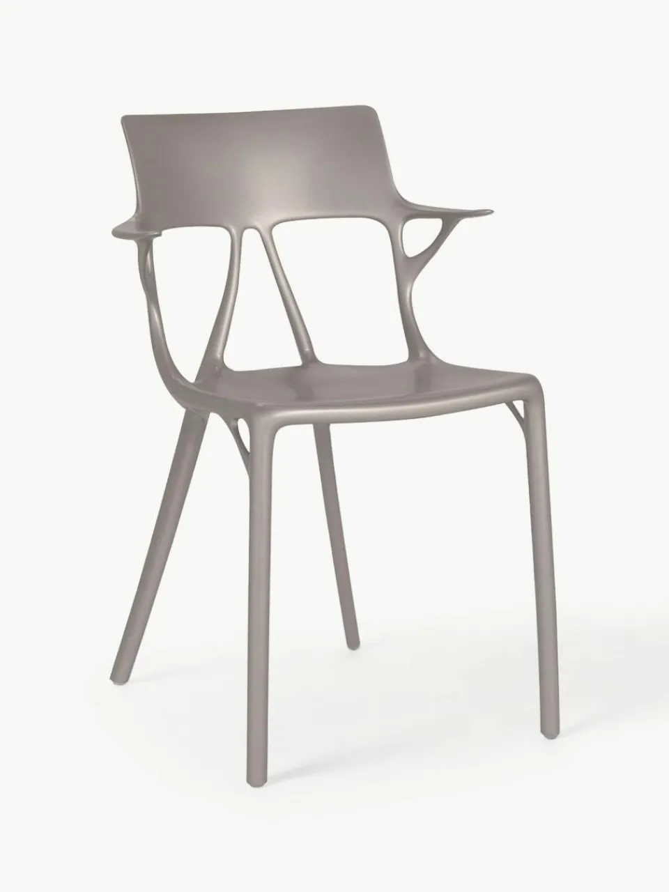 Kartell Kunststoff-Armlehnstühle A.I., 2 Stück