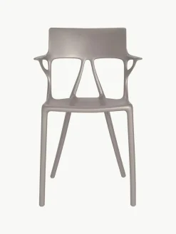 Kartell Kunststoff-Armlehnstühle A.I., 2 Stück