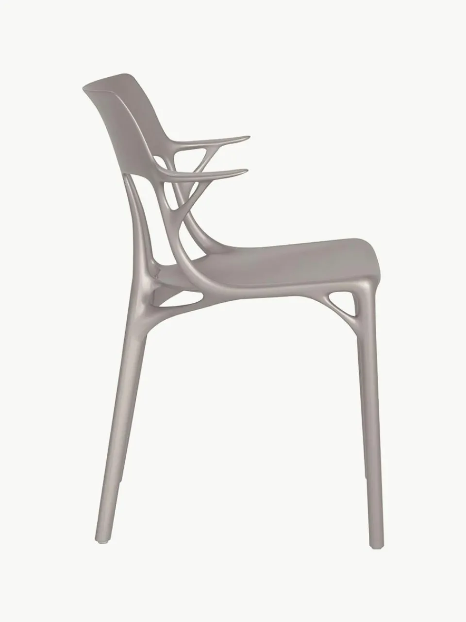 Kartell Kunststoff-Armlehnstühle A.I., 2 Stück