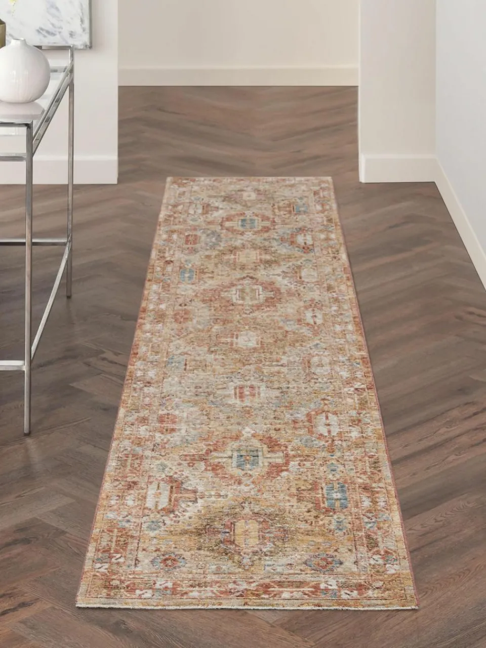 Westwing Kurzflor-Läufer Sahar mit Ornamentmuster