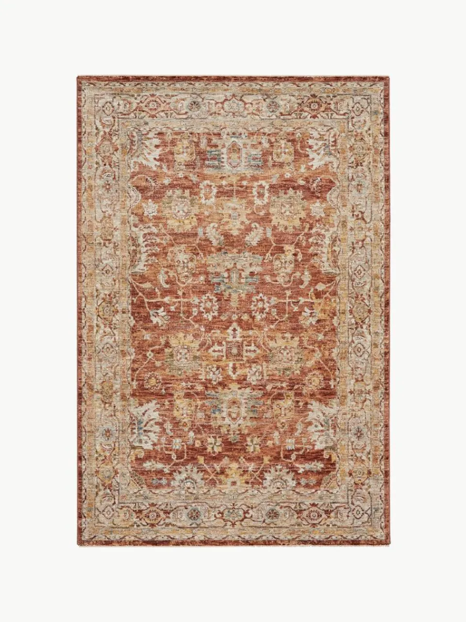 Westwing Kurzflor-Teppich Sahar mit Ornamentmuster