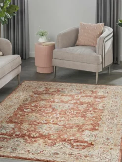 Westwing Kurzflor-Teppich Sahar mit Ornamentmuster