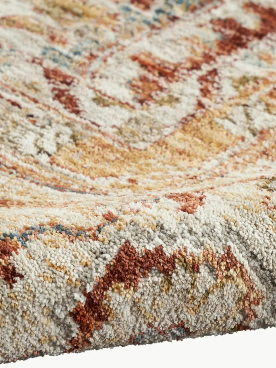 Westwing Kurzflor-Teppich Sahar mit Ornamentmuster