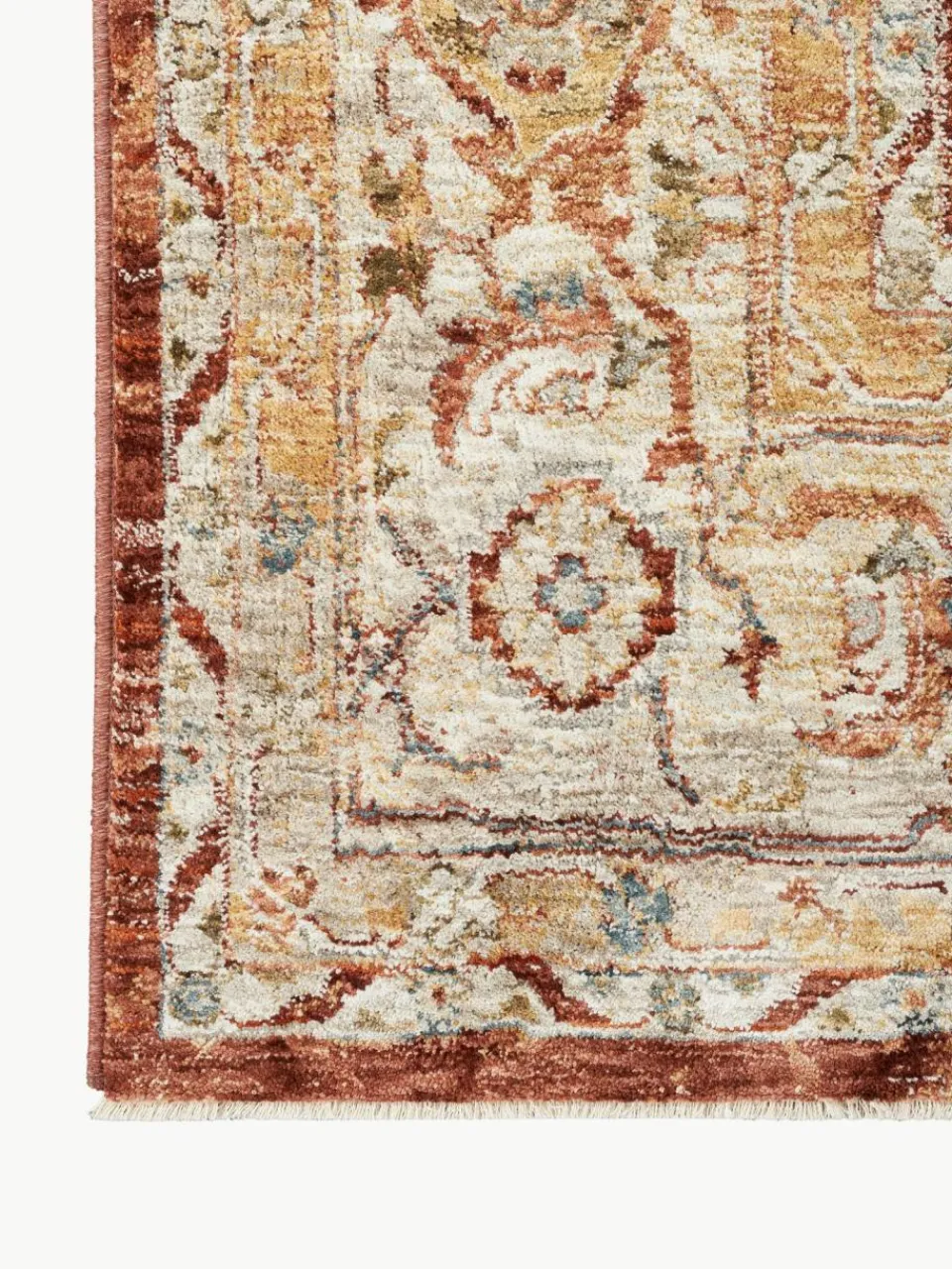 Westwing Kurzflor-Teppich Sahar mit Ornamentmuster