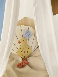 Kinder ferm LIVING Kids Kuschelkissen Peacock aus Bio-Baumwolle