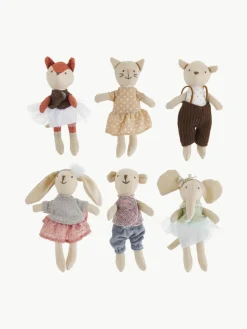 Kinder Bloomingville mini Kuscheltiere Friends, 6er-Set