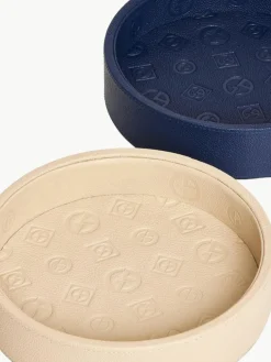 Armani Casa Leder-Deko-Tablett Sirio