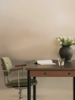 Audo Copenhagen Leder-Schreibtischstuhl Co, höhenverstellbar