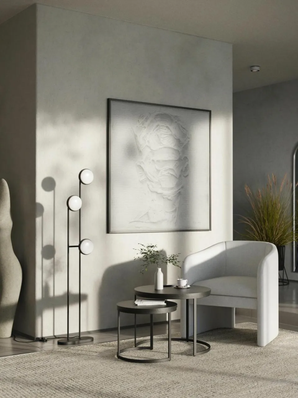 Westwing Collection LED-Stehlampe James, dimmbar