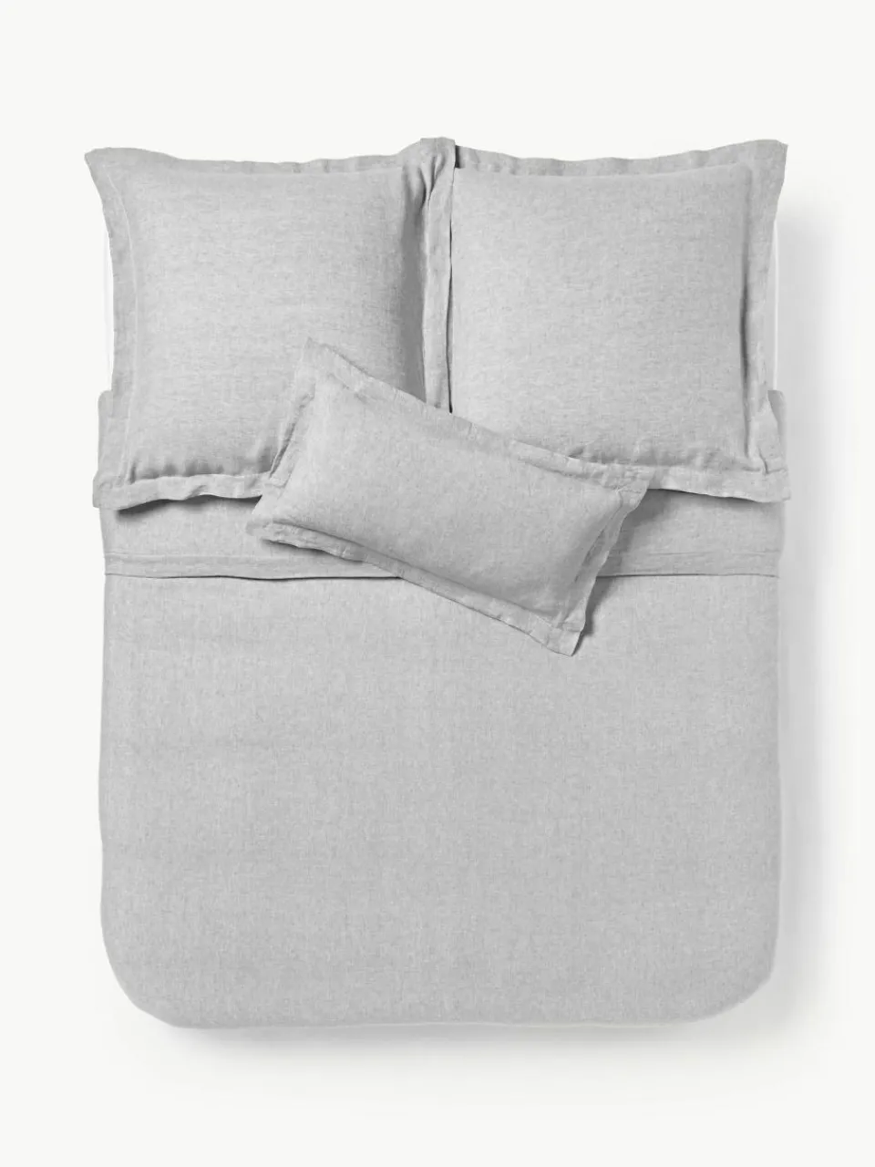 Westwing Collection Leinen-Bettdeckenbezug Linna mit Stehsaum